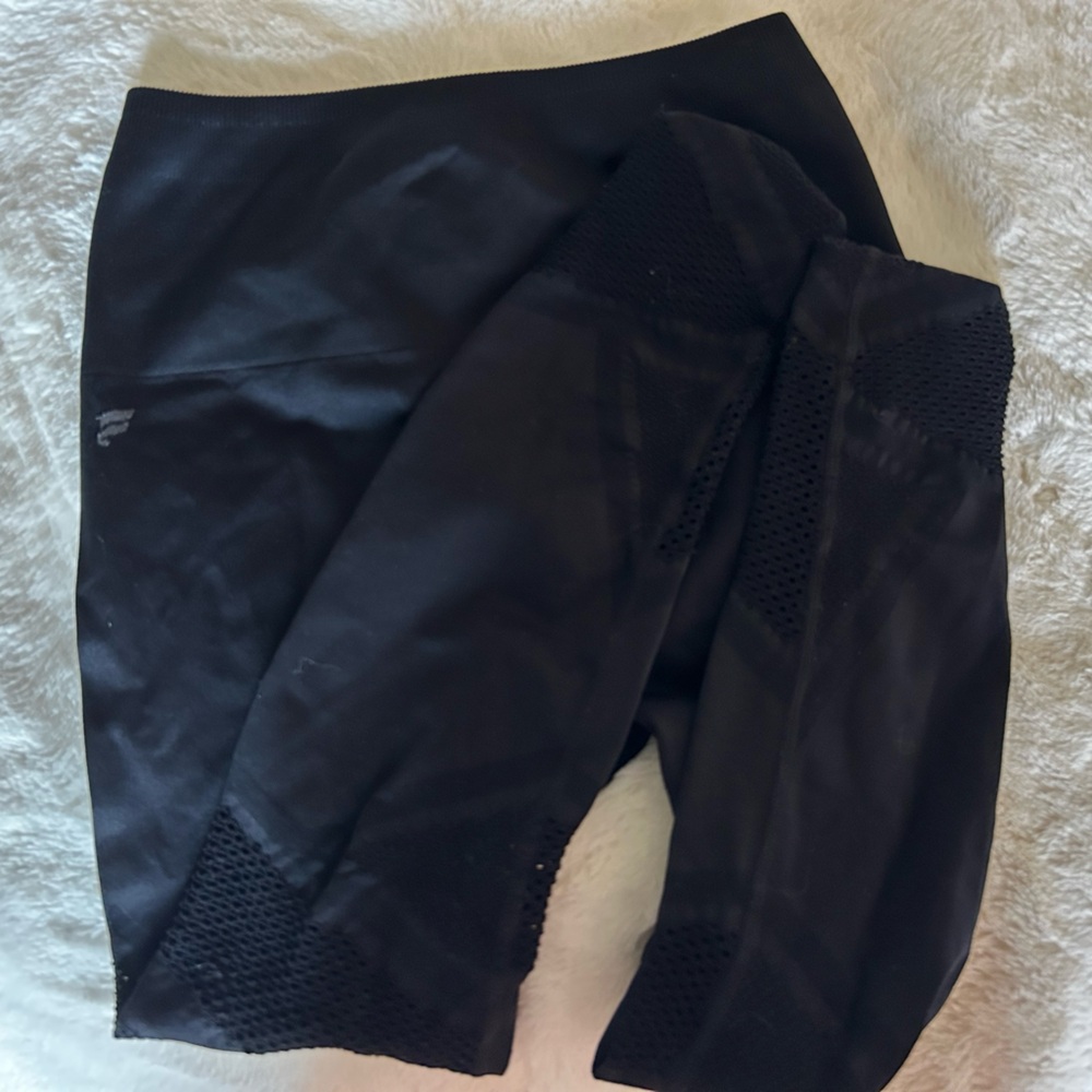 Fabletics Black Mesh Detail Leggings